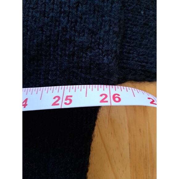 ROMEO & JULIET Couture Black Floral Embroidered Sweater Pullover Size Small - Picture 5 of 13